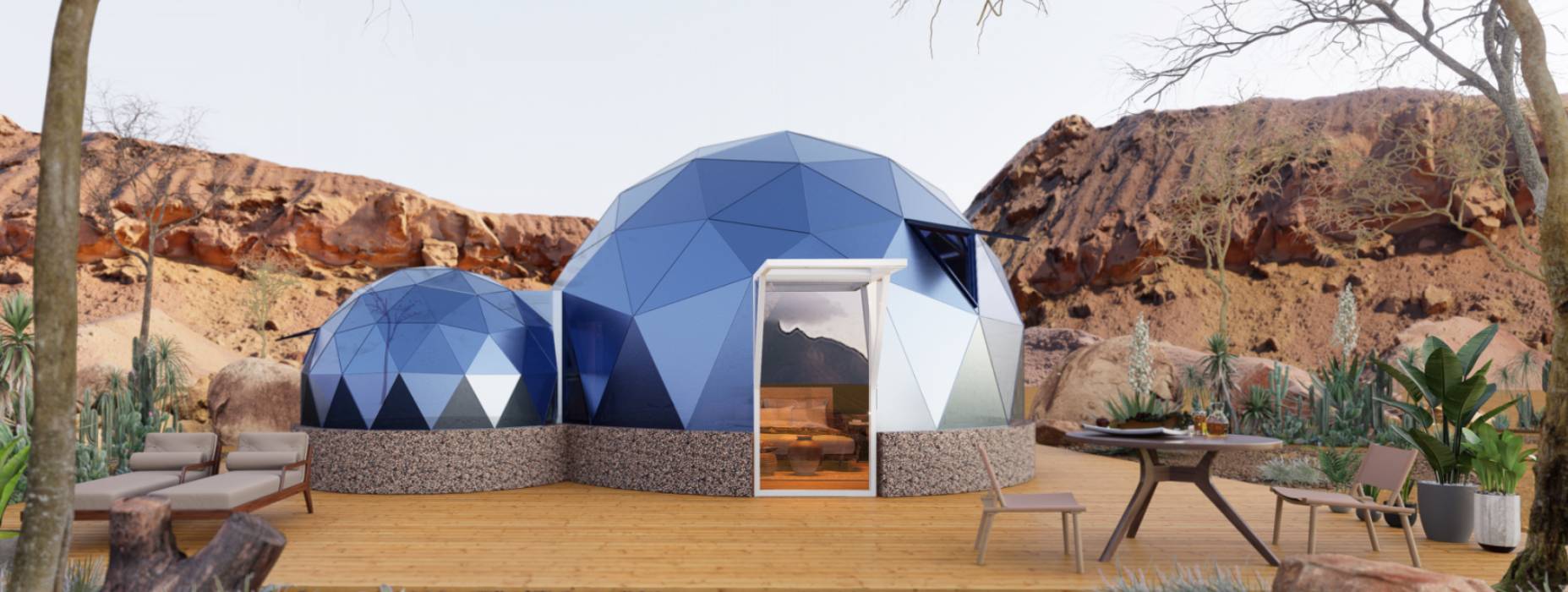 长垣县球形智能光伏玻璃星空房